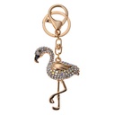 Porte-clés flamingo wit