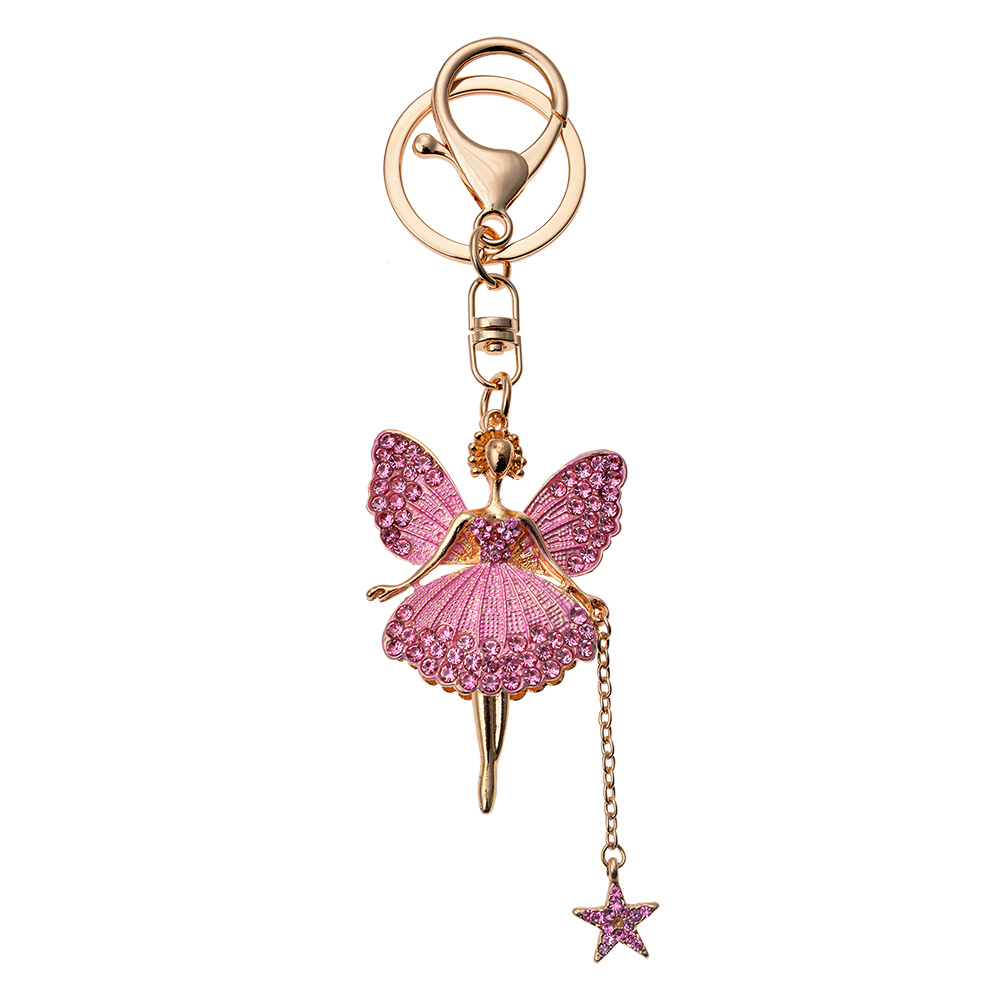[JZKC0111] Keychain roze