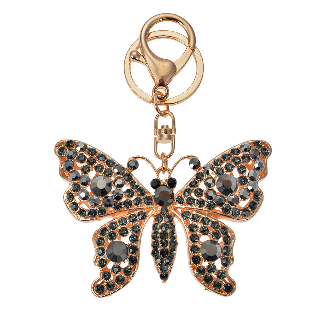 [JZKC0169] Keychain 6x2x8 cm goudkleurig