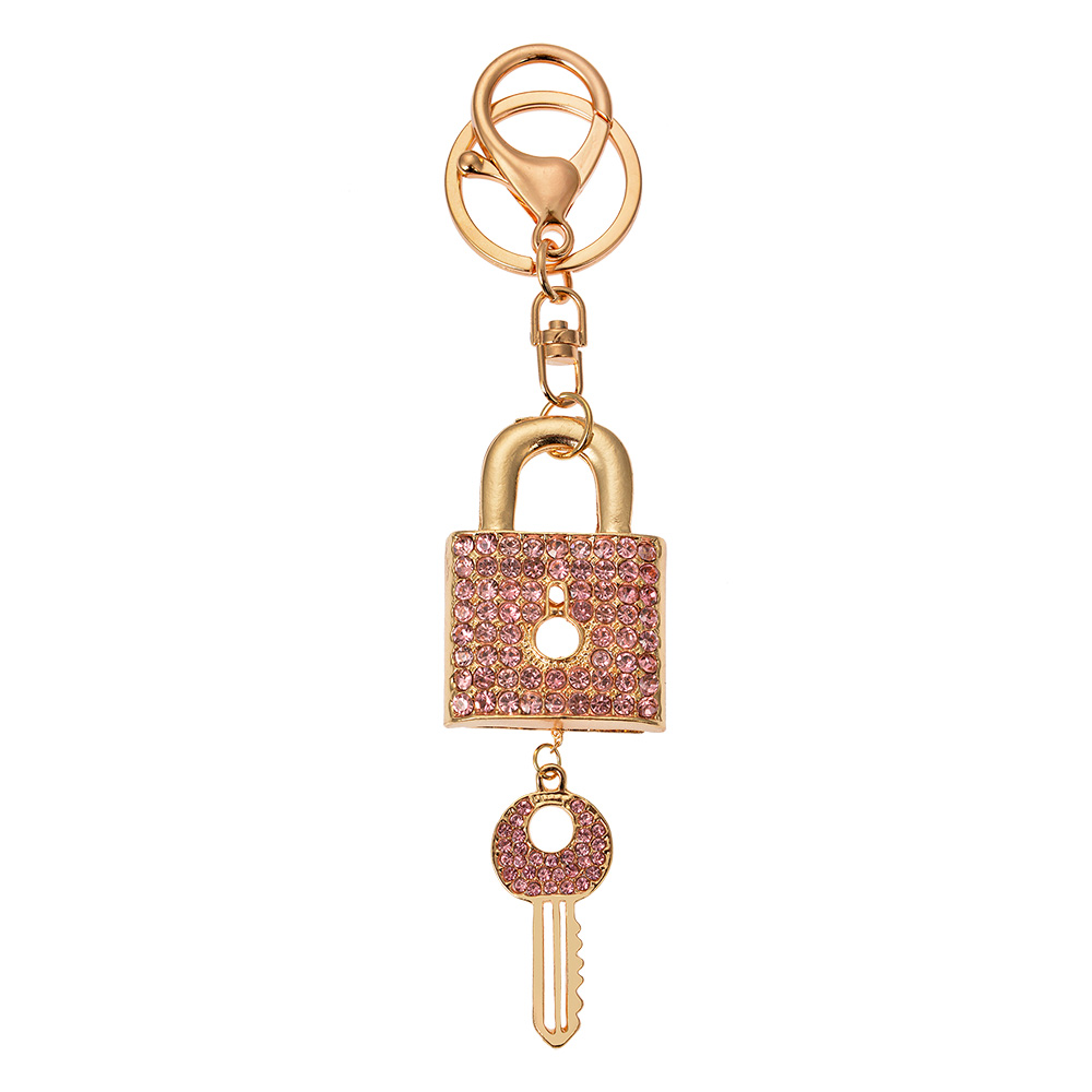 [JZKC0180] Keychain 4x2x5 cm goudkleurig
