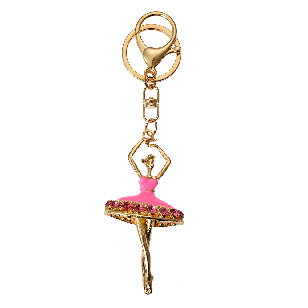 [JZKC0188] Porte-clés 4x2x8 cm goudkleurig