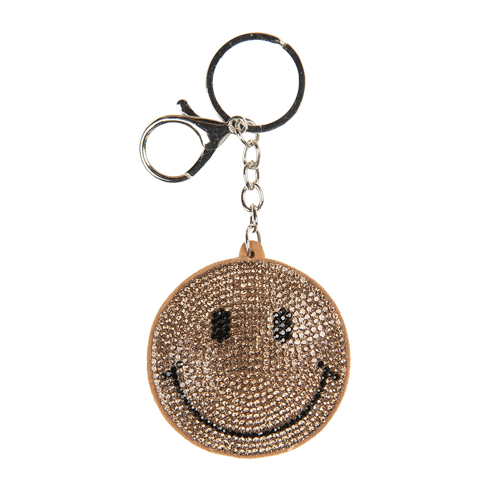 Sleutelhanger goudkleurig 6x2x13 cm