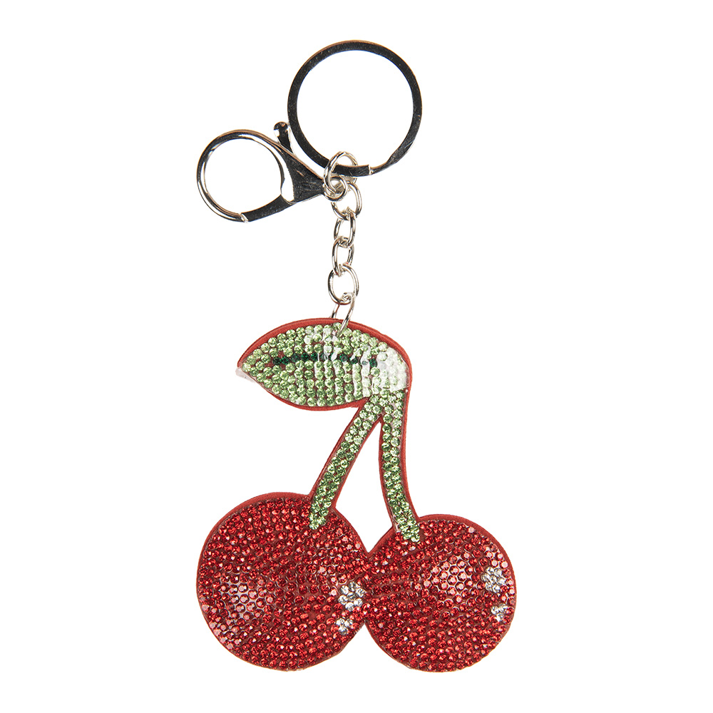 Sleutelhanger rood 7x2x13 cm
