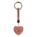 Porte-clés Rouge Couleur or 4x3x13 cm