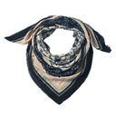 Foulard Donna stampato Blu 140x140 cm