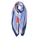 Sciarpa 85x180 cm blauw