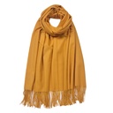 Winterschal Damen Gelb 68x175 cm
