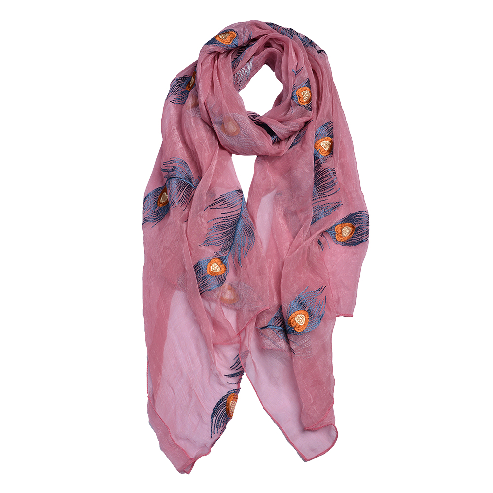 [JZSC0650P] Schal 70x180 cm roze