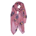 Sciarpa 70x180 cm roze