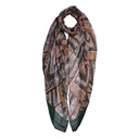 Foulard Donna stampato Verde 80x180 cm