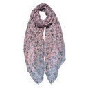 Schal Damen Muster Rosa 85x180 cm