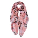 Schal Damen Muster Rosa 90x180 cm