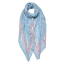 Sciarpa 90x180 cm blauw