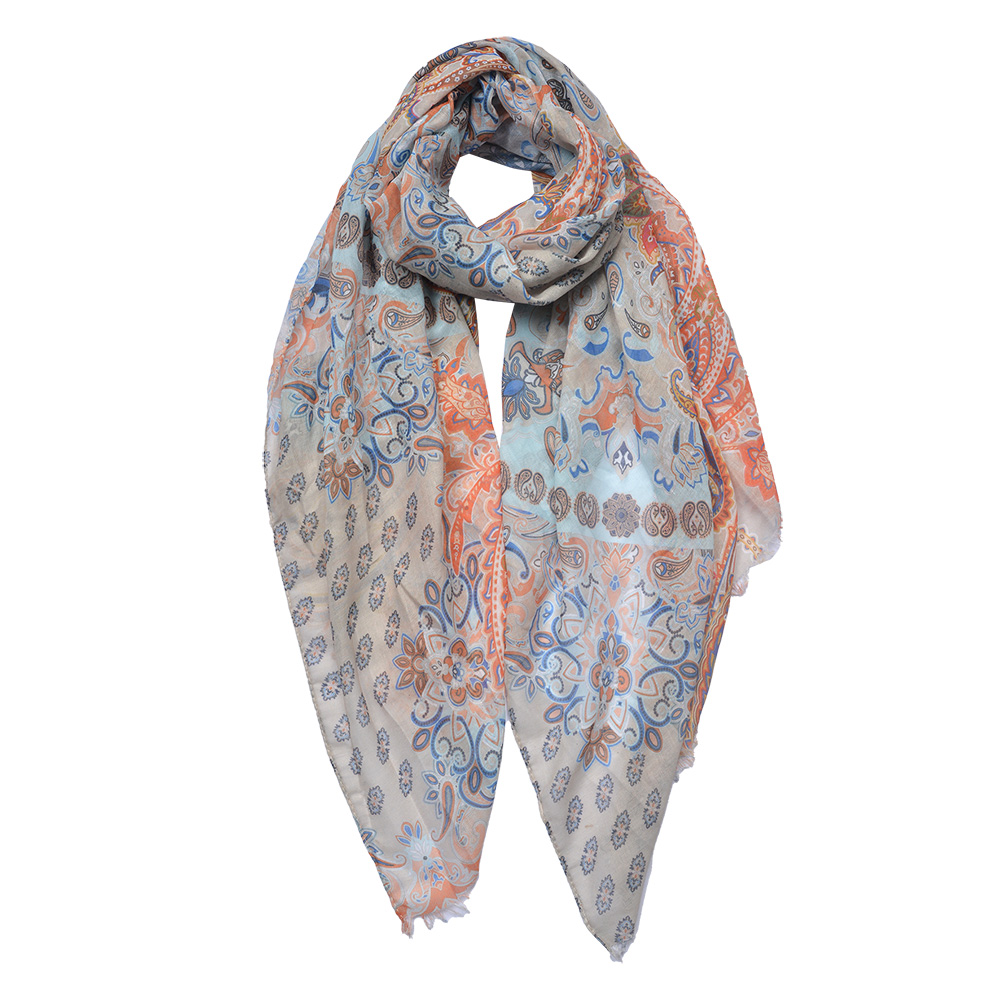 Sjaal 70x180 cm oranje