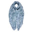 Schal Damen Muster Grau 70x180 cm