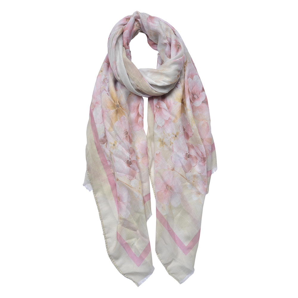 [JZSC0709] Écharpe 70x180 cm roze