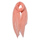 Echarpe femmes Impirmée Rose 90x180 cm
