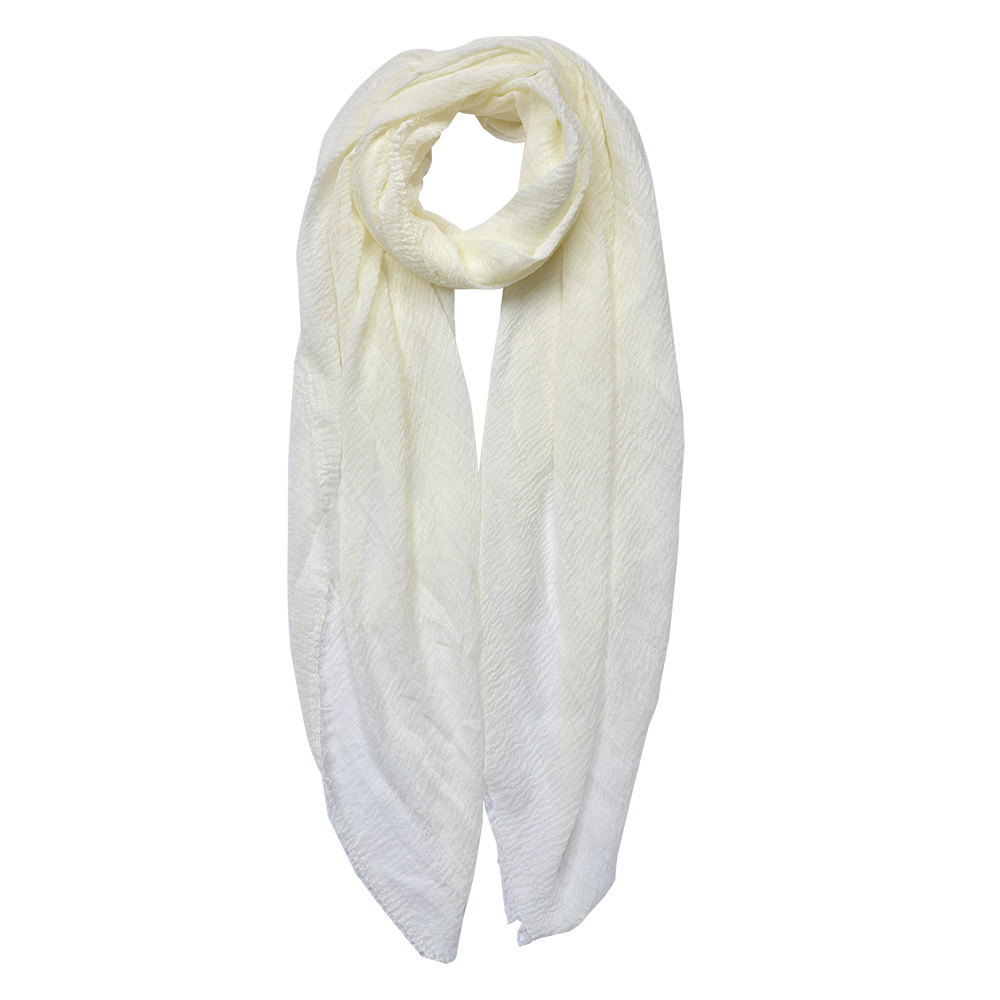 Sjaal 90x180 cm wit