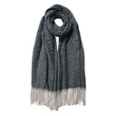 Foulard Donna Invernali Nero 68x180 cm