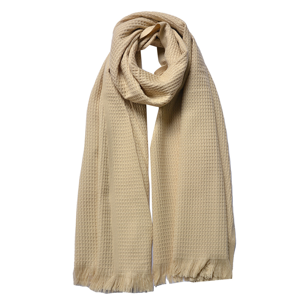 [JZSC0784BE] Foulard femme Beige 50x180 cm