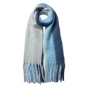 Foulard Donna stampato Blu 35x180 cm