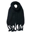 Scarf Women Black 40x200 cm