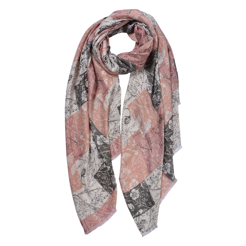 [JZSC0799] Scarf 80x180 cm roze