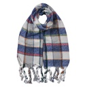 Foulard Donna Blu Grigio 50x200 cm