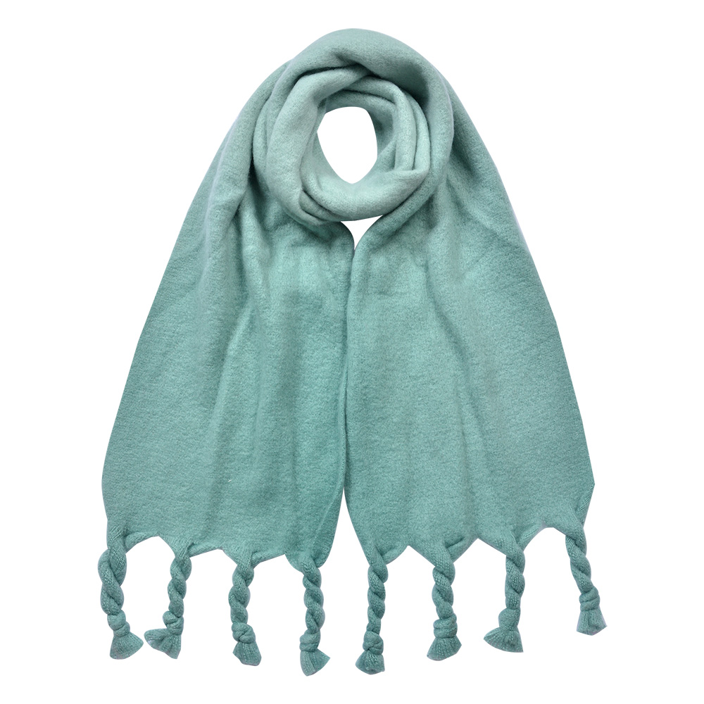 Sjaal 32x220 cm groen