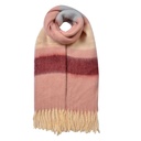 Foulard femme Rose Beige 37x210 cm