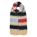 Foulard Donna Rosso Beige 37x210 cm