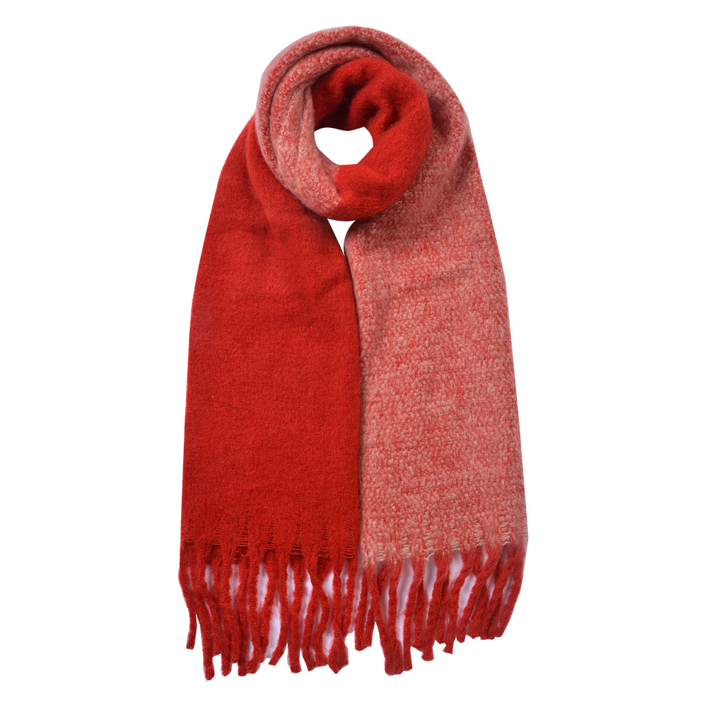 [JZSC0835R] Foulard femme Rouge 40x240 cm