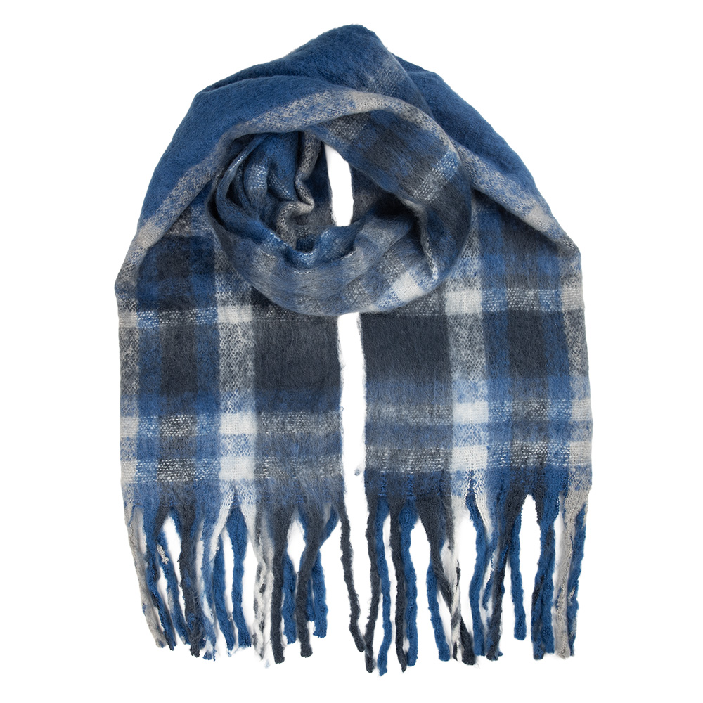 [JZSC0843] Foulard Femme Bleu 50x210 cm