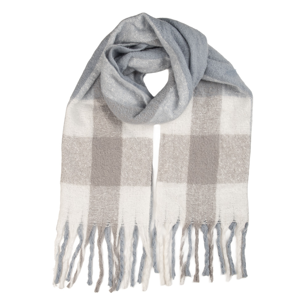 [JZSC0844] Foulard Donna Grigio 50x210 cm