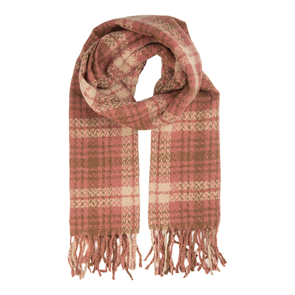 [JZSC0847] Foulard Femme Rose 50x210 cm