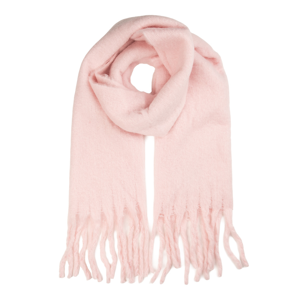 [JZSC0855P] Schal Damen Rosa 40x190 cm