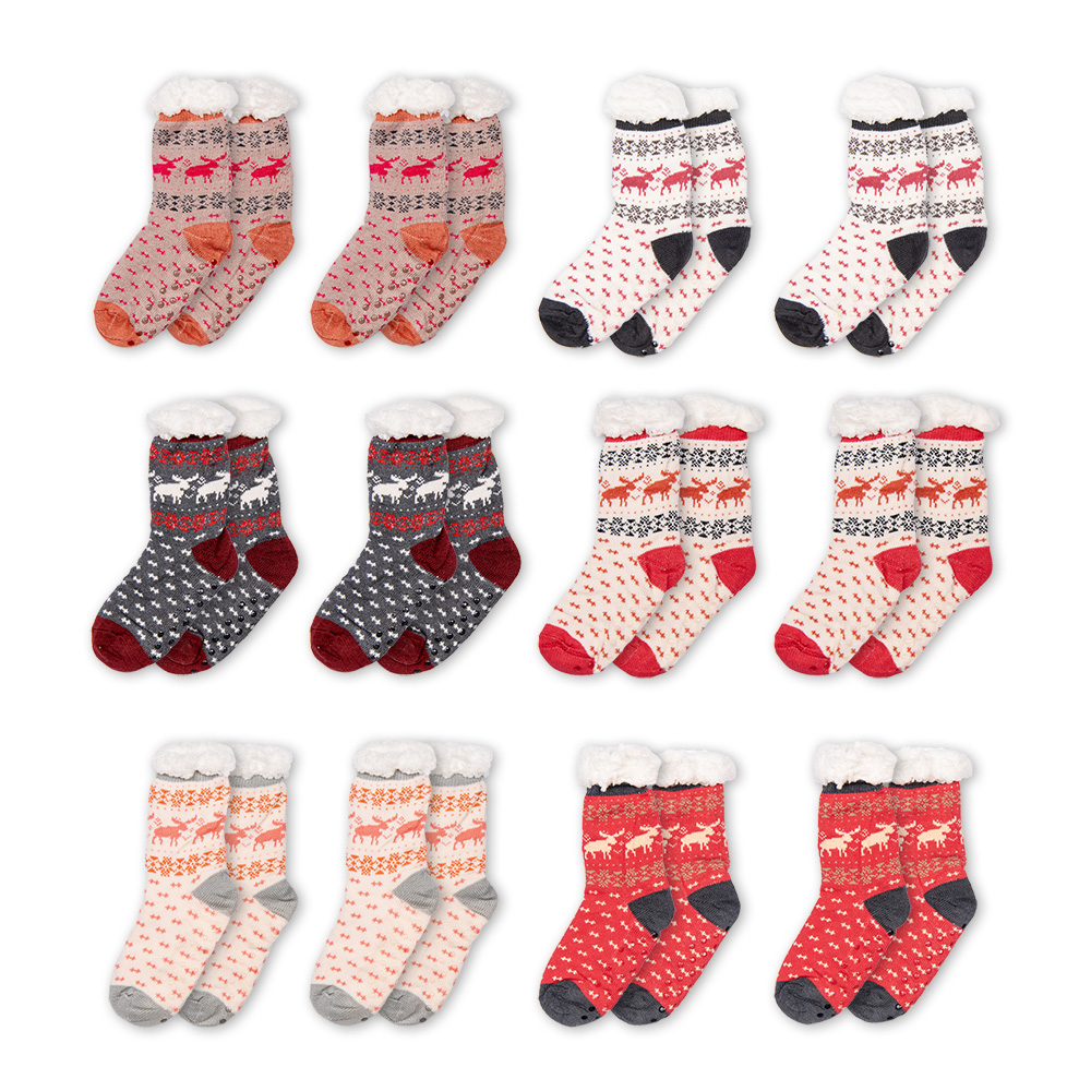 [JZSKSET0001] Sokken one size multi set van 12 paar