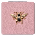 Hand Mirror Pink 6x6 cm
