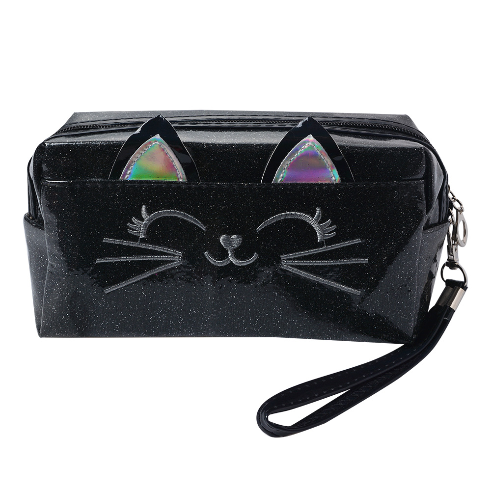 [JZTB0024Z] Toilettas 18x10 cm zwart