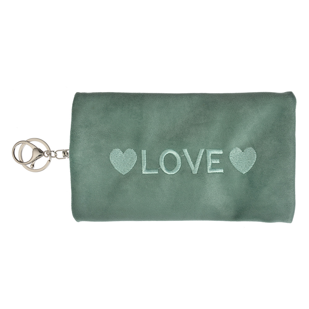 [JZTB0078] Busta toilette per donne verde 19x1x11 cm