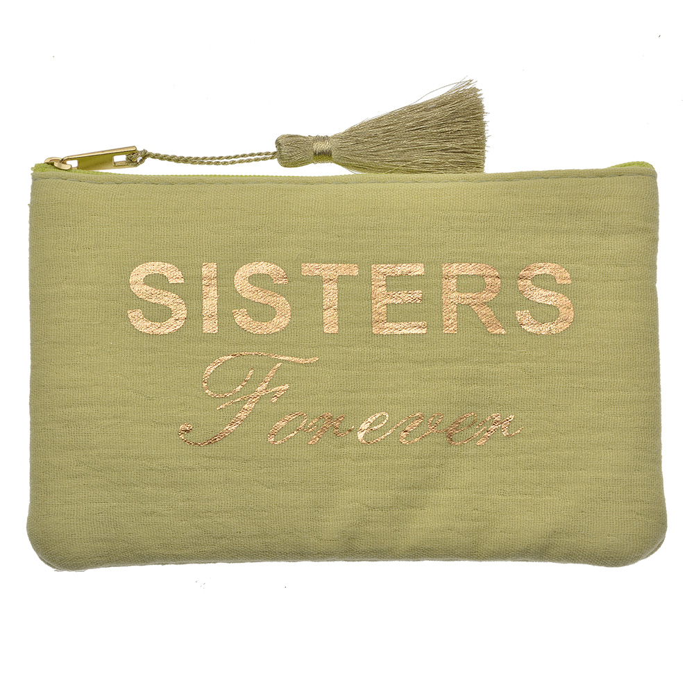 [JZTB0081GR] Busta toilette per donne Verde 17x1x11 cm