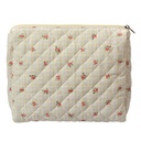 Toiletry Bag Women Beige Pink 25x5x22 cm