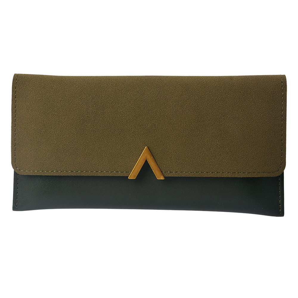 [JZWA0173GR] Portemonnee 19x10 cm groen