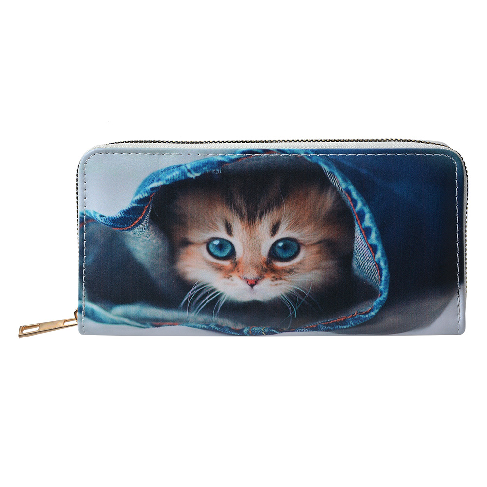 Portemonnee 19x10 cm blauw