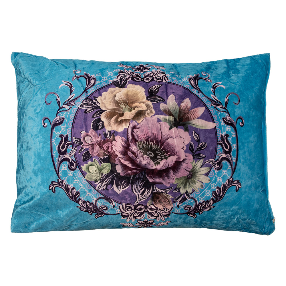 [KG039.002] Coussin Bleu Rose 70x50x6 cm