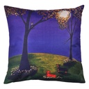 Kissenhülle Blau, Grün 45x45 cm