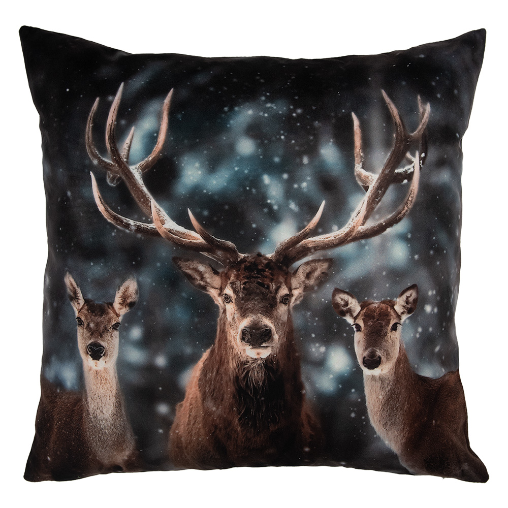 [KT021.411] Housse de coussin Gris Marron 45x45 cm