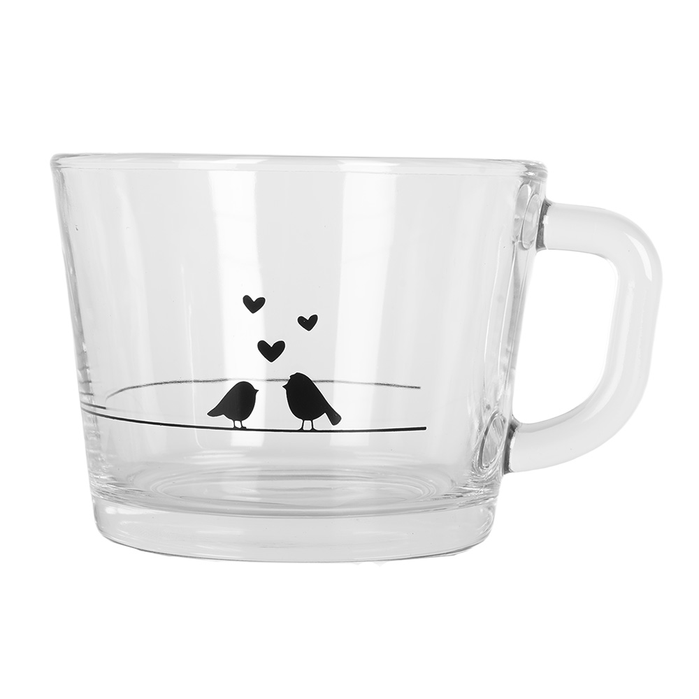 [LBSGL0012] Bicchiere da tè Trasparente 13x10x9 cm / 350 ml