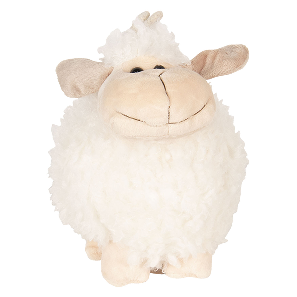 Knuffel schaap 14x15x19 cm