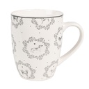 Tazza Beige Grigio 12x8x10 cm / 325 ml